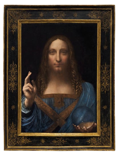 'Salvator Mundi', de Leonardo da Vinci. Vendido en 2017, en subasta, por 382,1 millones de euros.