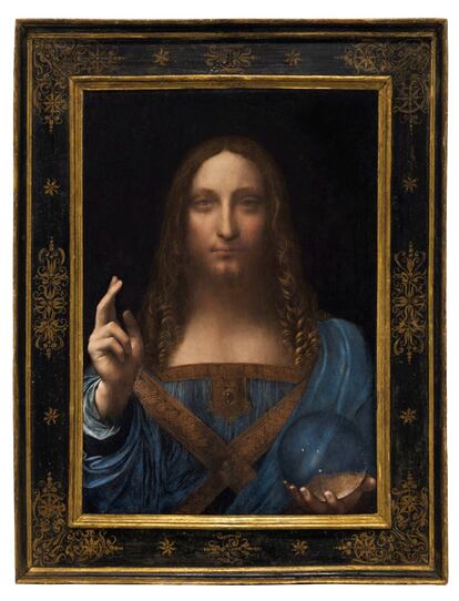 'Salvator Mundi', de Leonardo da Vinci. Vendido en 2017, en subasta, por 382,1 millones de euros.