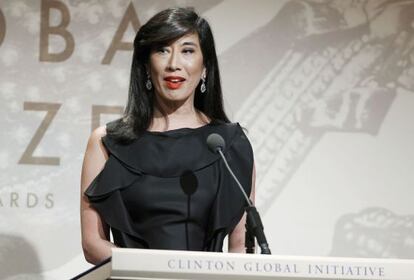 La actual presidenta de Avon, Andrea Jung.