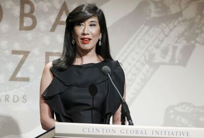 La actual presidenta de Avon, Andrea Jung. 