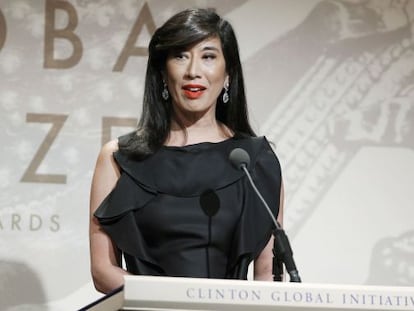 La actual presidenta de Avon, Andrea Jung. 