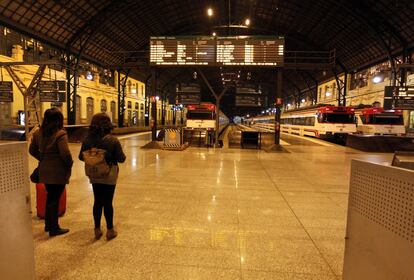 Estación del Norte de Valencia por la mañana.
