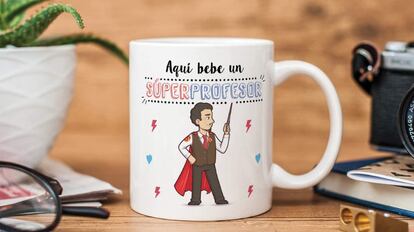 Taza original para profesores y profesoras de MUGFFINS