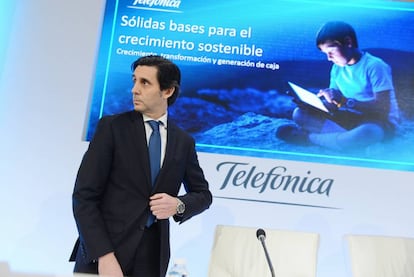 El presidente de Telefónica, José María Álvarez-Pallete.