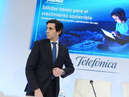 El presidente de Telefónica, José María Álvarez-Pallete.