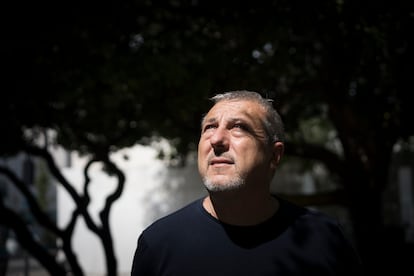 Marcos Ariel Hourmann, en un parque de Sitges (Barcelona), el pasado miércoles
Foto: Gianluca Battista