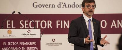 El ministro de Finanzas de Andorra Jordi Cinca