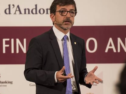 El ministro de Finanzas de Andorra Jordi Cinca