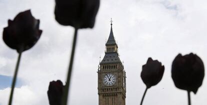 La torre del Big Ben, en el centro de Londres.