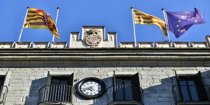 Fachada del Ayuntamiento de Girona.
