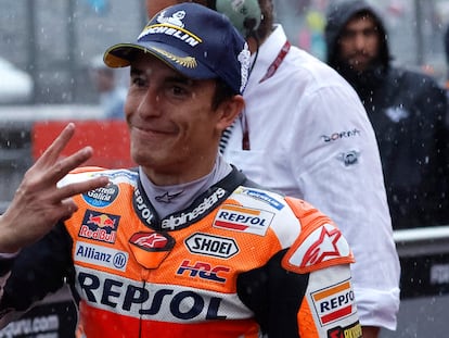 Marc Márquez, el domingo, en el Gran Premio de Japón.