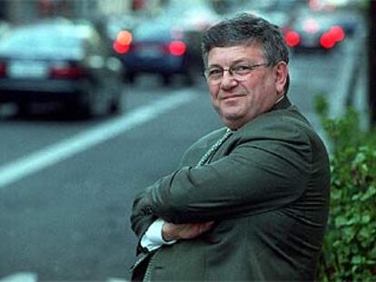 Marc Danzon, en una calle de Madrid durante su reciente visita a España.