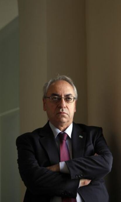 Abdulbaset Seida, el presidente del Consejo Nacional sirio.