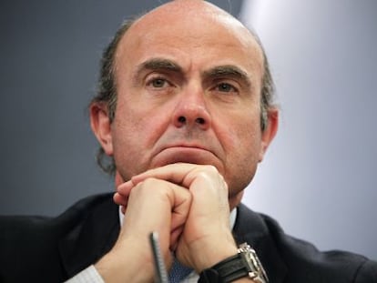 El ministro de Econom&iacute;a, Luis de Guindos.