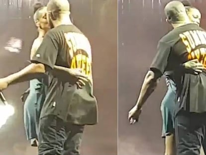 Rihanna y Drake, captados por el publicó.