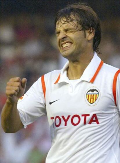 Morientes, durante el encuentro