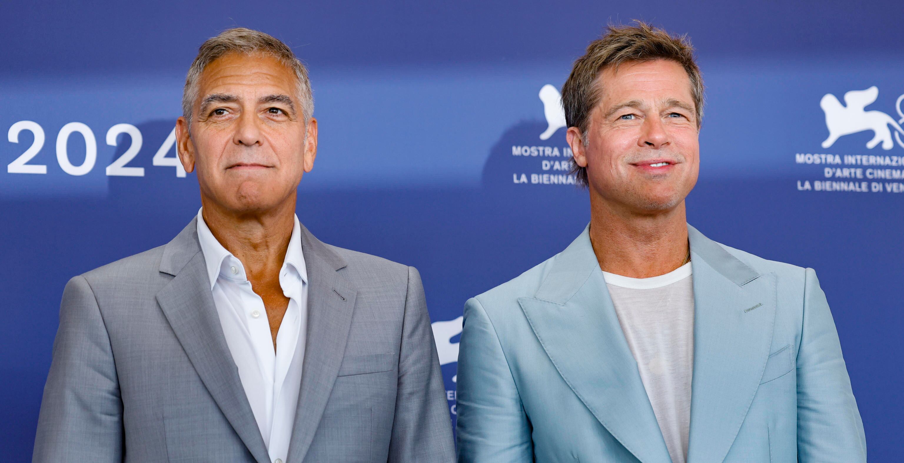 Brad Pitt y George Clooney resuelven (casi) todos los problemas en el festival de Venecia 