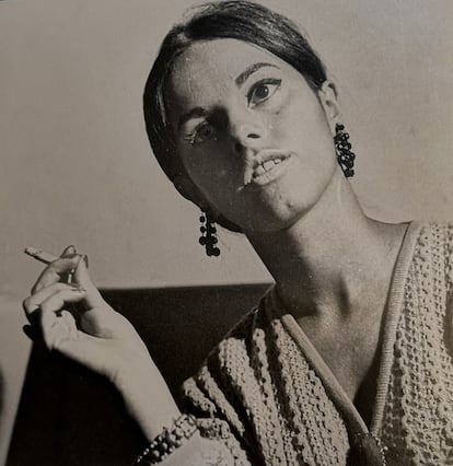 En 1967, con 18 años, cuando trabajaba de modelo.