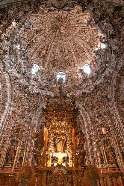 Vista de la capilla del Sagrario de San Mateo, en Lucena (Córdoba).