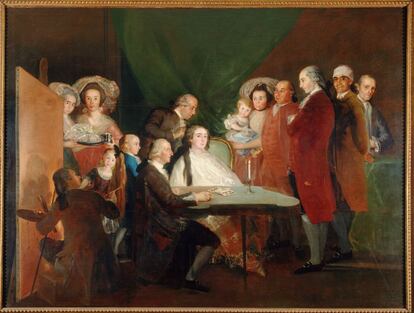 'La familia del Infante don Luis de Borbón', 1784