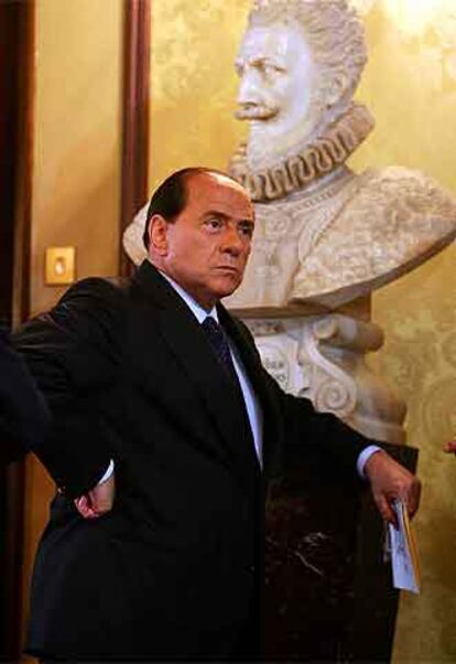 El ex primer ministro italiano Silvio Berlusconi.