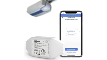 Controlador inteligente para la puerta del garaje, compatible con Alexa y Google Assistant
