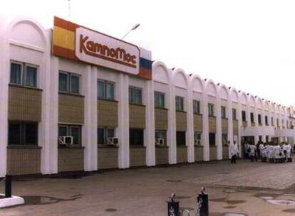 Entrada de la principal fábrica de Campofrío en Rusia.