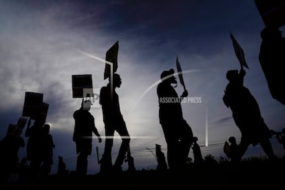 UPS teamsters and workers hold a rally, on July 21, 2023, in Atlanta, as a national strike deadline nears.