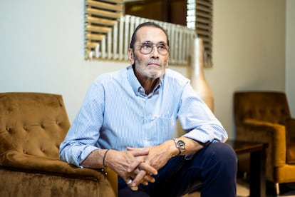 Francisco Rubio, activista contra el estigma en salud mental, fotografiado en un hotel de Madrid.