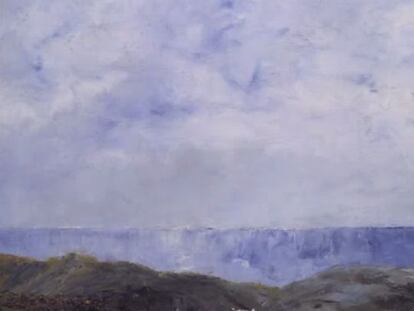 Detalle del cuadro 'Costa II', de Strindberg.