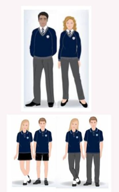 Nuevos uniformes de verano e invierno del colegio Priory.