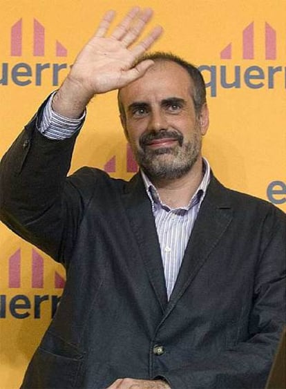 El flamante secretario general de Esquerra, Joan Ridao.