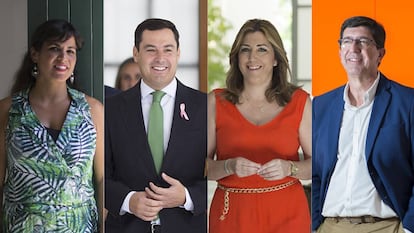 Los candidatos a las Elecciones en Andalucía