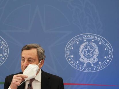 Mario Draghi, primer ministro de Italia.