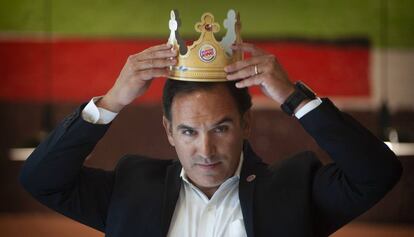 José Cil, presidente de Burger King Corporation, en Barcelona.