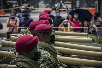 En el desfile participaron más de 15.000 elementos de las Fuerzas Armadas.