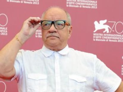 El director estadounidense Paul Schrader, ayer en Venecia.