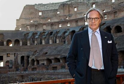 El empresario Diego Della Valle es mecenas de la restauración del Coliseo de Roma.