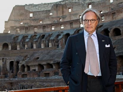 El empresario Diego Della Valle es mecenas de la restauración del Coliseo de Roma.