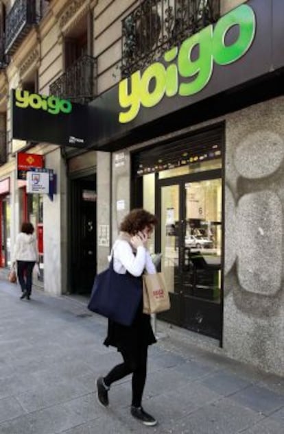 Tienda de Yoigo en Madrid.