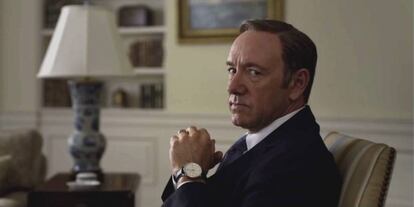 Kevin Spacey, en 'House of Cards'.