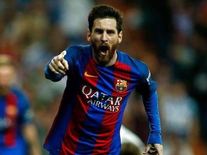 Messi faz dois gols na vitória do Barça sobre o Real.
