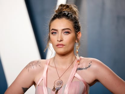 Paris Jackson, en la fiesta de los premios Oscar el pasado febrero.