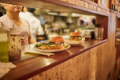 Hamburguesas de Siggy’s, en el Soho de Nueva York.