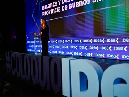 La gobernadora de Buenos Aires, María Eugenia Vidal, inaugura en Mar del Plata el coloquio de IDEA, el evento empresarial más importante del año en Argentina