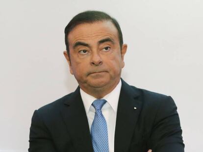 Foto de archivo de Carlos Ghosn en 2017