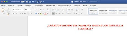 Activar guardado automático en Word o Excel.