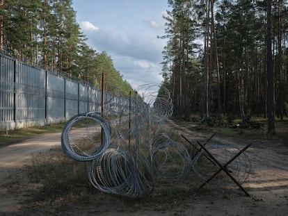 Zona fronteriza entre Polonia y Bielorrusia.