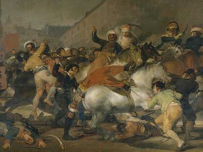 <i>El dos de mayo de 1808. La carga de los mamelucos</i> (1814), de Francisco de Goya y Lucientes.