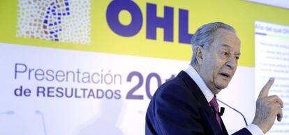 El presidente de OHL, Juan Miguel Villar Mir. 